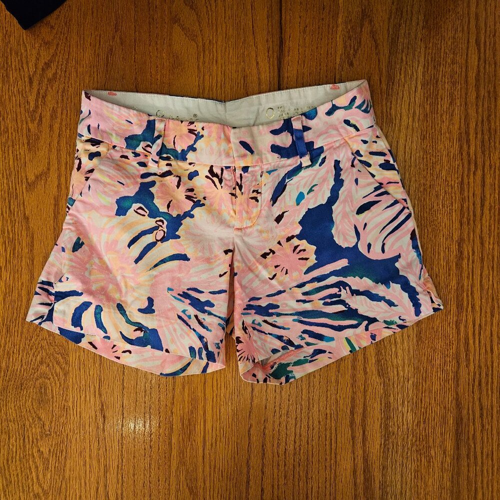 EUC Lilly Pulitzer Callahan Stretch Shorts